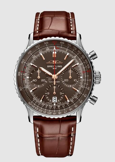 Review 2022 Breitling Navitimer B01 Chronograph 41 Replica Watch AB01393A1Q1 - Click Image to Close